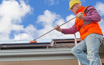 Hollywaste soft wash roof cleaning